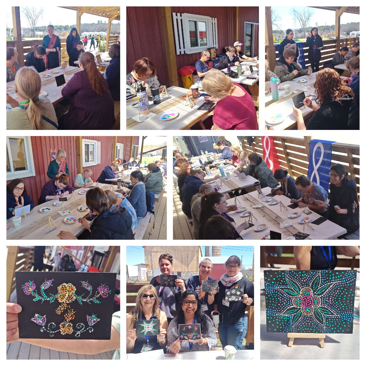 Teachers Teaching Teachers - A Beadwork Inspired Dot Art Workshop